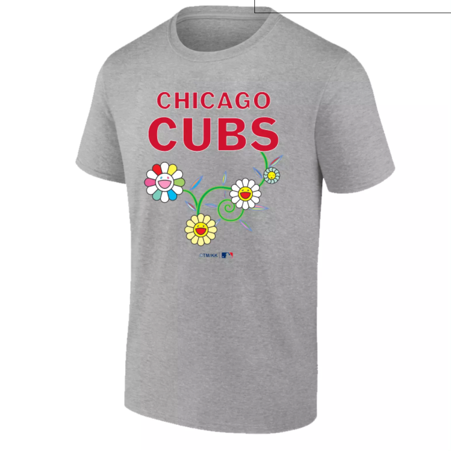 Men Chicago Cubs blank grey 2025 MLB T shirts 53->mlb t-shirts->Sports Accessory